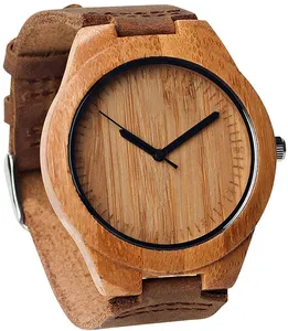 도매 패션 대나무 남성 사용자 정의 로고 나무 손목 시계 저렴한 수제 2021 여성 나무 시계