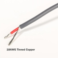 Câble d'alimentation étanche DC 5521 pour Starlink Mini, prise DC 5,5 mm vers fils ouverts, cordon d'alimentation 18 AWG