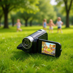 Caméscope vidéo numérique HD 1080P pour enfants 2,7 pouces Zoom 16X Caméra DV Lumière de remplissage Selfie Rotation à 270 degrés Rechargeable Enfant - Product Image 2