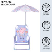 Chaise de plage pliable pour enfants à prix de gros, petite chaise de plage avec parasol pour la côte