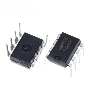 TL081CP DIP8 <span class=keywords><strong>TL081</strong></span> DIP TL081C DIP-Amplificadores operacionais de entrada JFET 8 IC