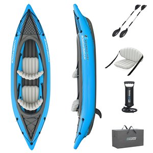 Kayak gonflable pliable Bestway 65131 <span class=keywords><strong>Hydro</strong></span> <span class=keywords><strong>Force</strong></span> Cove Champion X2 pour 2 personnes, 3,31 m x 88 cm, idéal pour la pêche et la navigation - Product Image 5