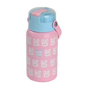 Stainless Steel Insulated Water Bottle 500Ml Large Capacity Cartoon Design For Kids Outdoor Camping Travel Use - Product Image 5