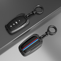 Funda y Cadena para Llaves de Toyota de Aleación de Zinc de Lujo, Resistente a Arañazos, Compatible con Venza, RAV4 Prime, Sienna, Land Cruiser 2021-2022