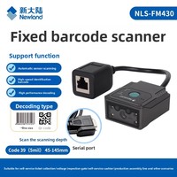 Scanner de codes à barres de ligne d'usine de pistolet à balayage de code fixe intégré FM430 pour armoire logistique de Machine libre-service