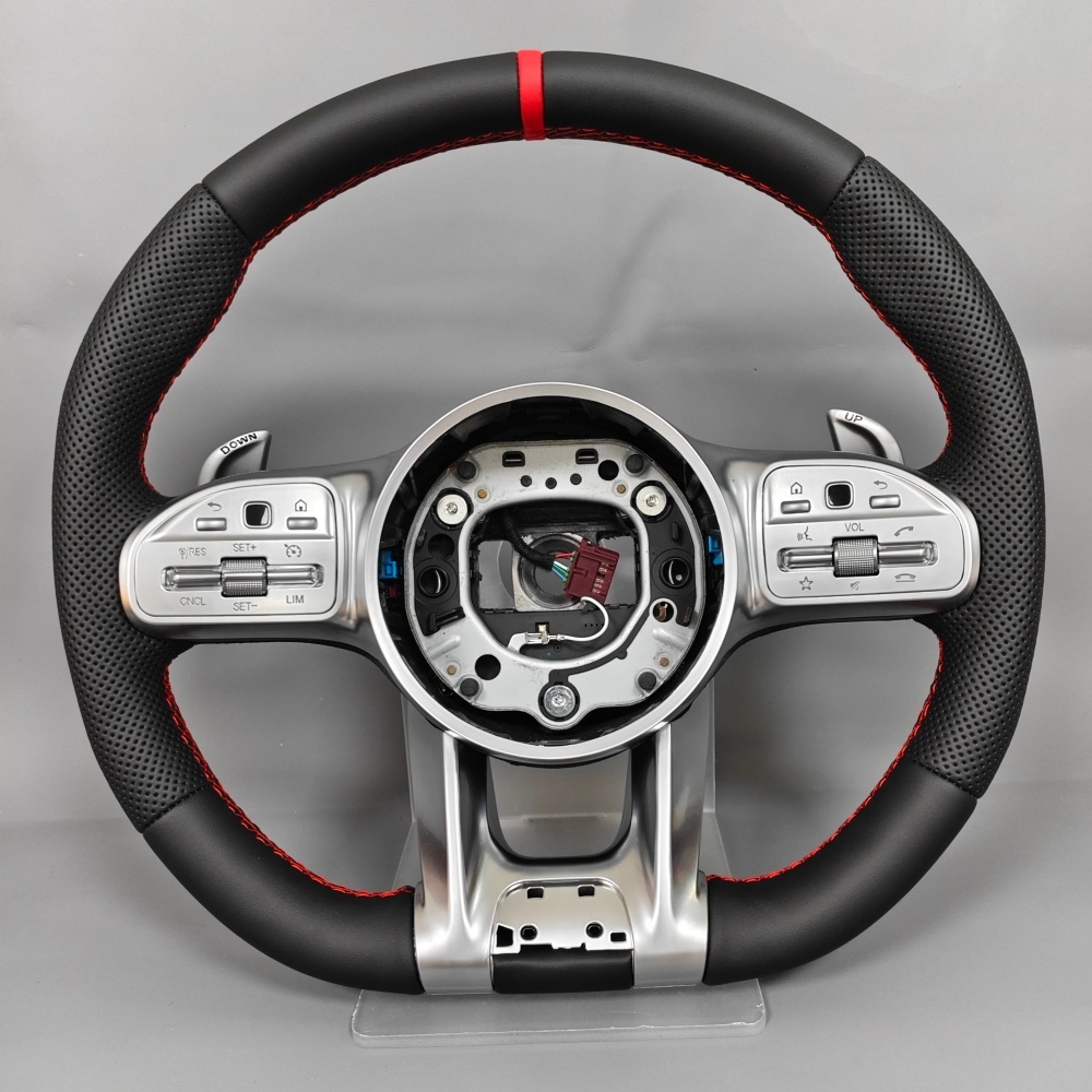 Custom Flat Bottom Sports Steering Wheel (Mercedes-Benz Fitment), photo 2