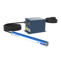 Qeepo QP-E60 Éliminateur électrostatique Élimine l'électricité statique Barre ionique pour utilisation dans les machines d'impression et de fabrication de sacs