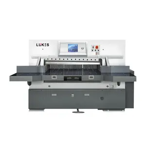 LKS-137Q Hydraulic Double Worm Wheel Double Guide Guillotine Paper Cutter Automatic Paper Cutting Machine Price