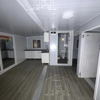 Maison préfabriquée extensible de 20 pieds à construction rapide, 3 chambres avec cuisine, maison mobile moderne, hôtel