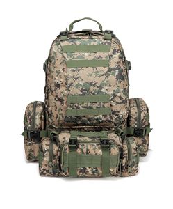 Sac à dos tactique 4 en 1 MOLLE extensible, imperméable, sac d'assaut, fabriqué en Chine, sac <span class=keywords><strong>de</strong></span> sport multifonctionnel pour la randonnée/les voyages - Product Image 1