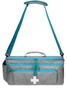 Sac de premiers secours vide, organiseur de trousses d'<span class=keywords><strong>urgence</strong></span>, fermeture <span class=keywords><strong>à</strong></span> double fermeture éclair, sac <span class=keywords><strong>à</strong></span> médicaments portable pour la maison, les voyages et le camping - Product Image 6