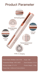 Nuevo Lanzamiento 2026: Rizador y Plancha de Pelo Inalámbrico 2 en 1 Portátil con Flujo de Aire y Conexión Tipo-C para Viajes - Product Image 4