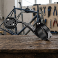 Soporte para Velocímetro de Bicicleta XON Negro, Aleación 6061, Delantero, XBT-26, Compatible con GPS, Uso en Exteriores, Taiwán