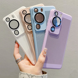 Coque de téléphone en maille respirante pour <span class=keywords><strong>Huawei</strong></span> <span class=keywords><strong>Mate</strong></span> 70 Pro <span class=keywords><strong>Mate</strong></span> <span class=keywords><strong>50</strong></span> <span class=keywords><strong>RS</strong></span> Mate30 Mate40 Dissipation thermique antichoc housse de protection PC - Product Image 1