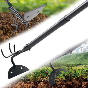 Huamaoji Nouveauté : Outil de jardinage multifonctionnel 2-en-1, <span class=keywords><strong>houe</strong></span> et motoculteur détachable pour le désherbage - Product Image 5