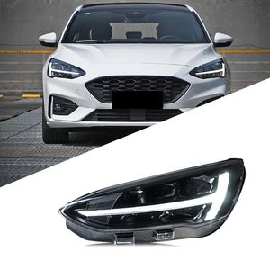 Fari auto per <span class=keywords><strong>Ford</strong></span> Focus <span class=keywords><strong>2019</strong></span> modifica del montaggio per la guida della luce a LED luci di marcia diurna ha portato segnali di direzione fluenti. - Product Image 1