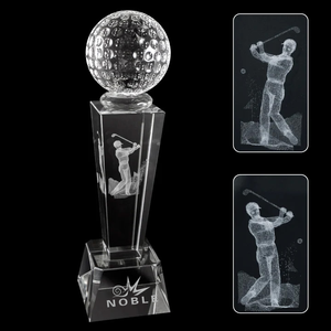 Gravação personalizada Em Branco Cristal Futebol Futebol Beisebol Basquete Golfe 3D Gravado A Laser Crystal <span class=keywords><strong>Trophy</strong></span> Award - Product Image 6
