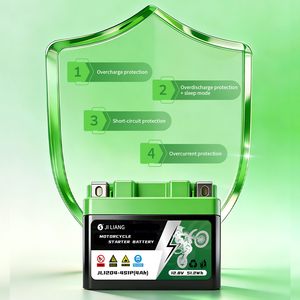 แบตเตอรี่มอเตอร์ไซค์แบบปิดผนึก 4AH สำหรับมอเตอร์ไซค์ส่วนใหญ่ แบตเตอรี่ลิเธียมสำหรับมอเตอร์ไซค์ - Product Image 3