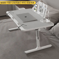 Bureau pliant pour lit Bureau pliant paresseux pouvant être élevé et abaissé Bureau pliant pour ordinateur portable de chambre à coucher