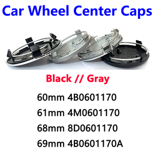 Coprimozzi per Auto da 60mm 61mm 68mm 69mm per Audi A1 A2 A3 A4 A5 A6 A7 Q3 Q4 Q5 Q7 S3 S4 S5 S6 S7 RS 3 4 5 6 7 8 TT Accessori - Product Image 2