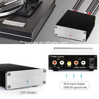 Livraison directe AUX HIFI avec mise à la terre Post Fever aimant mobile amplificateur stéréo Audio Gramophone MM platine préamplificateur