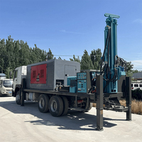 Offre Spéciale : Machine de Forage Diesel 400M Montée sur Camion pour Puits d'Eau et Exploitation Minière, Idéale pour le Développement des Oasis du Désert