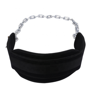 Cinturón de inmersión con <span class=keywords><strong>cadena</strong></span> de acero para levantamiento de pesas, <span class=keywords><strong>doble</strong></span> gimnasio, Fitness, resistente, precio de fábrica - Product Image 6