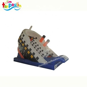 Double toboggan <span class=keywords><strong>gonflable</strong></span> de style bateau coulant | Maison de rebond sur le thème du bateau pirate avec toboggan aquatique pour la fête des enfants - Product Image 6