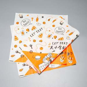 Feuilles de papier Deli 30,5 cm x 30,5 cm, résistantes à la graisse, 100 pièces, papier d'emballage pour sandwichs, usage industriel, qualité alimentaire - Product Image 6