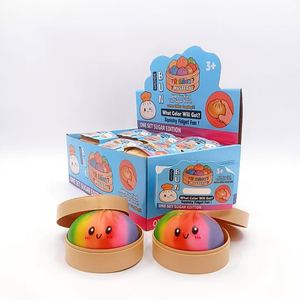 En gros, Jouet anti-stress Squishy coloré et mignon en forme de boulette Bao Taba avec visage souriant, jouet sensoriel en forme de pain vapeur - Product Image 4