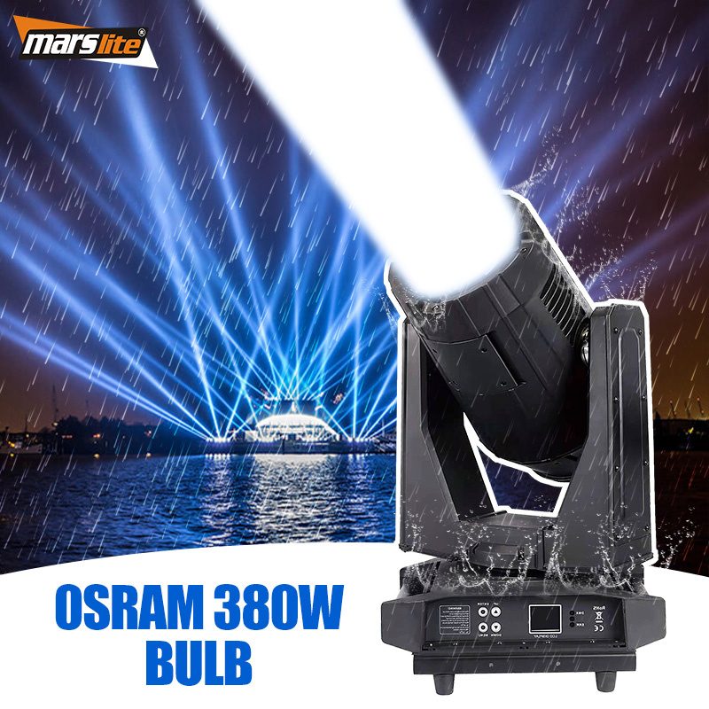 Marslite 380W waterproof moving head light outdoor ip65 moving head sky beam searchlight