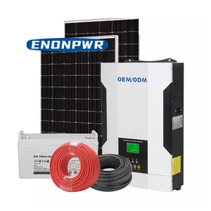 Power Inverter Kit 5.5Kw Off Grid Hybrid 3 Phases 3.5Kw Charge Controller Enonpwr High Frequency Solar Inverter Without Battery