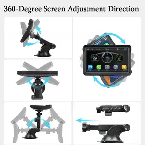 Bán Buôn F133 Dễ Dàng Cài Đặt Xe Stereo MP5 Máy Nghe Nhạc Đài Phát Thanh Xe 7 Inch Xách Tay Carplay Màn Hình GPS Wifi Ram Đài Phát Thanh Với pantall