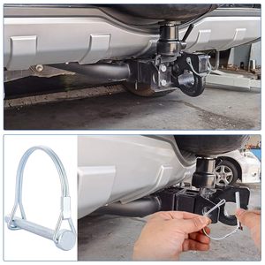 Bán buôn 1/4 inch Heavy Duty an toàn Coupler <span class=keywords><strong>Pin</strong></span> trục khóa pto Hitch <span class=keywords><strong>pin</strong></span> với Vòng Arch dây người lưu giữ - Product Image 5