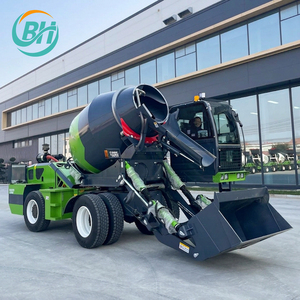 Camion malaxeur à béton entièrement automatique avec pompe intégrée, auto-alimentation, haute capacité de mélange et de pompage - Product Image 1