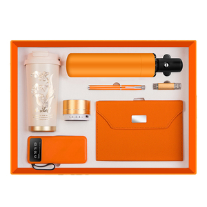 Tasse Vip Corporate 5 en 1 + carnet de notes + stylo + banque d'énergie + clé USB Coffret cadeau personnalisé d'entreprise - Product Image 1
