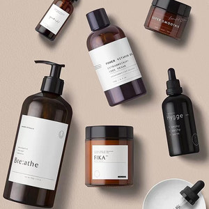 Custom Minimalist Vinyl Labels for Skincare Bottles - Waterproof Oil-proof Personalized Stickers for Body Oil & Serum
