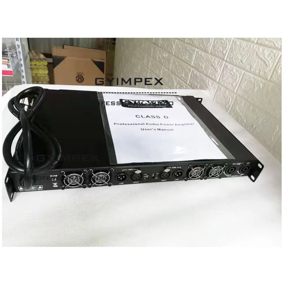 Peralatan suara amplifier musik mixer amplifier daya dj amplifier audio 2*800w untuk 12/15/18/21 inci Subwoofer daya tinggi