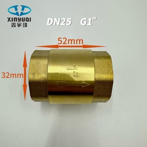 Nhà Máy Giá 1/2 Inch Đu Brass Kiểm Tra Van Áp Lực Cao Dọc Mùa Xuân Với Chủ Đề Nội Bộ Của Nhãn Hiệu Nước Kiểm Tra Van - Product Image 5