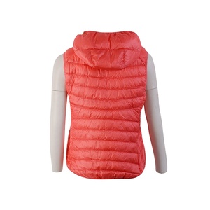 <span class=keywords><strong>Chaqueta</strong></span> de tafetán rosa para exteriores <span class=keywords><strong>sin</strong></span> mangas Chaleco de plumón para <span class=keywords><strong>mujer</strong></span> Ligero con sudaderas con capucha - Product Image 3