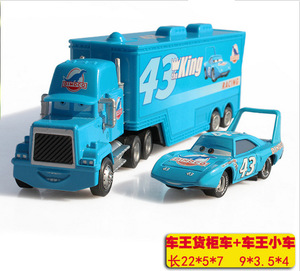 Venta al por mayor de fábrica: Modelo de coche de carreras de aleación 1:43, par de 2 piezas, camión y furgoneta de juguete para niños, regalo - Product Image 3