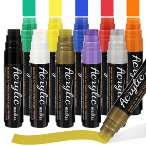 15mm Acrylique Marqueur Graffiti Stylo pour Art Grands Coups Acrylique Pigment Marqueur Stylo Lâche En Gros Art Graffiti Couleur <span class=keywords><strong>Dessin</strong></span> Stylo - Product Image 2