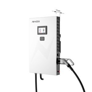 สถานีชาร์จรถยนต์ไฟฟ้าแบบเร็วระดับ 2 แรงดันไฟฟ้า 220V-240V ระบบไฟฟ้าเฟสเดียว รองรับหัวชาร์จ CCS1/CCS2 GBT กำลังไฟ 21 กิโลวัตต์ รุ่นติดผนังใหม่ มาตรฐาน IP55 - Product Image 3