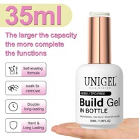UNIGEL – Kit de Gel UV/LED Constructeur 35ml en Gros, Sans HEMA, Non Toxique, Écologique, pour Extension d'Ongles, Usage Professionnel en Salon, OEM ODM Personnalisé