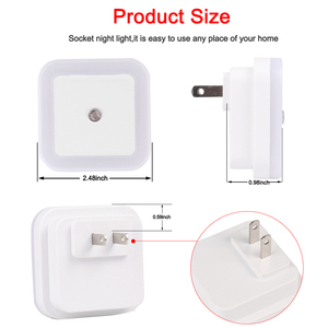 ضوء ليلي أبيض للحائط مع مستشعر ذكي، مصباح ليلي صغير بتقنية <span class=keywords><strong>LED</strong></span>، إضاءة أكريليك <span class=keywords><strong>LED</strong></span>، مصباح ليلي صغير - Product Image 6