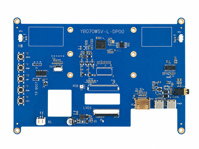 7 Inch LVDS LCD Driver Board YB070WSVL DP00 1024x600 HD-MI Input Capacitive Touch Control Board DC 5V Low Power Consumption YZY