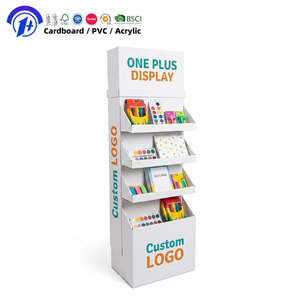 Expositor de Suelo de Cartón Personalizado, Reciclable, para Libros y Revistas, Ideal para Promoción en Librerías y Bibliotecas - Product Image 1