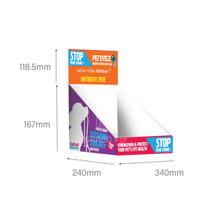 Estante personalizado de papel para mascotas, caja de exhibición de mostrador de cartón para perros y gatos - Product Image 4