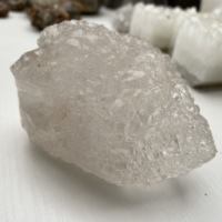 Graine de quartz nirvana, naturel, transparent, 1 pièce, pierre en cristal non poli, Points en cristal brut, bulle de quartz bouddha