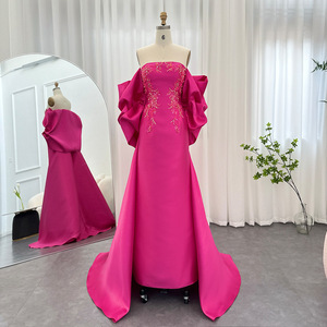 S1679L 2026 nuevo estilo Rosa dulce tubo superior flor elegante romántico señora temperamento vestido de gama alta - Product Image 2